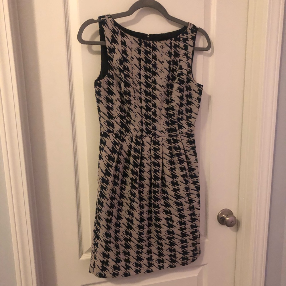 Beige & Black Business Dress